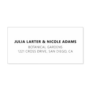 Wild Rose Woods Exotic Flower Garden Wedding Self-inking Stamp