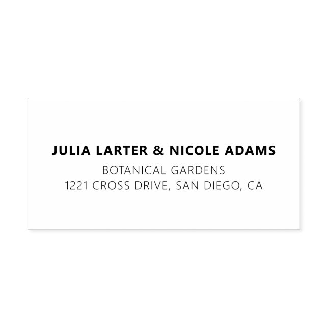 Wild Rose Woods Exotic Flower Garden Wedding Self-inking Stamp (Design)