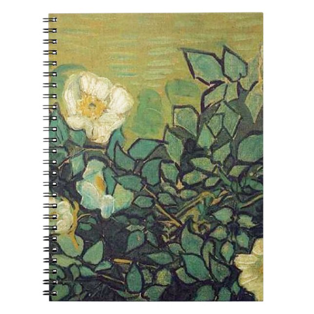 Wild Roses,1890.  Vincent van Gogh. Notebook (Front)
