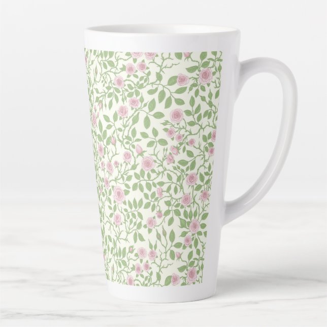 Wild roses  latte mug (Right)