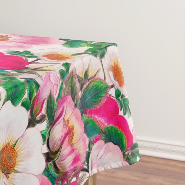 Wild Roses Tablecloth (In Situ)