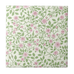 Wild roses tile