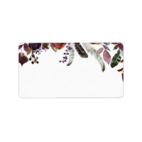 Wild Royal Bloom | Blank Guest Address