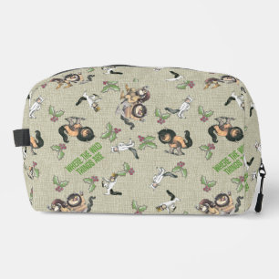 Wild Rumpus Holiday Pattern Dopp Kit