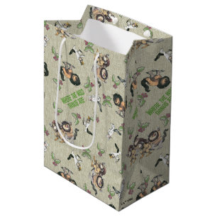 Wild Rumpus Holiday Pattern Medium Gift Bag