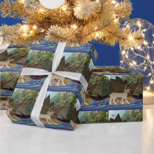 Wild Rural Animals Wrapping Paper