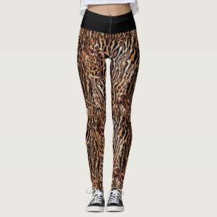 Wild Safari Animal Print Pattern Leggings