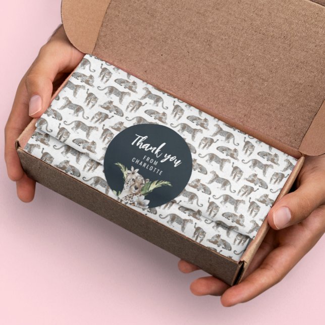 Wild Safari Jungle Leopard Patterned  Tissue Paper (Creator Uploaded)