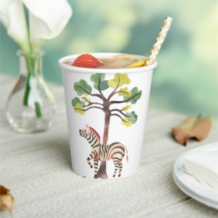 Wild Safari Zoo Birthday Paper Cups