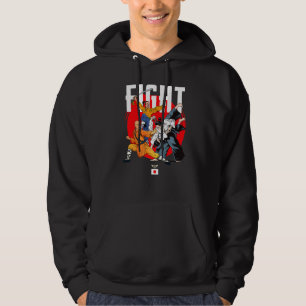 Wild Samurai Kung Fu Men Fighting Graphic Designs Hoodie