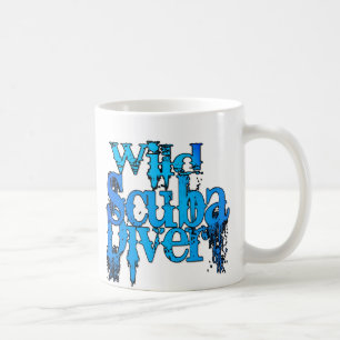 Wild Scuba Diver Coffee Mug