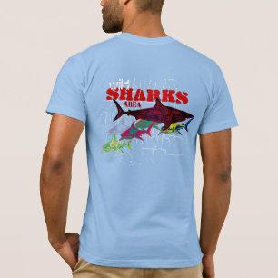 wild sharks area cool tee