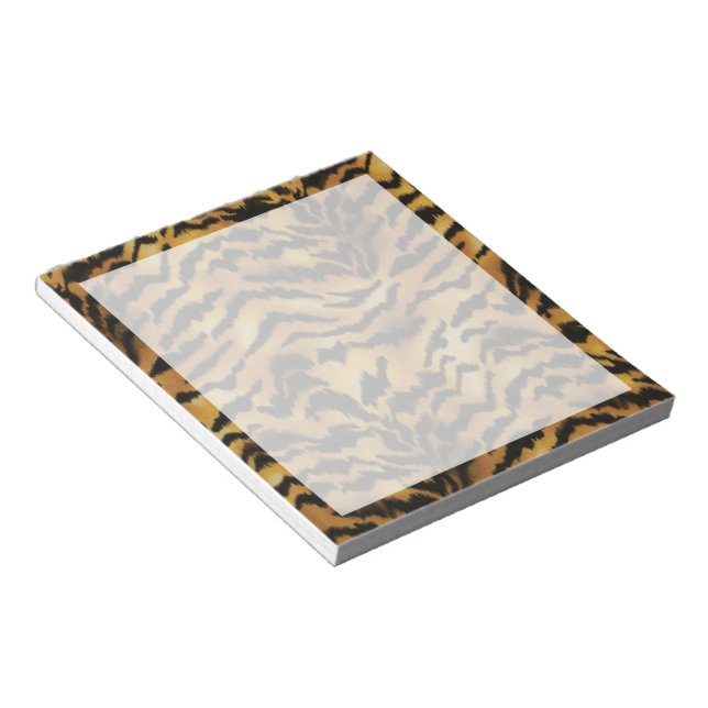 Wild Side Tiger Print Notepad (Angled)