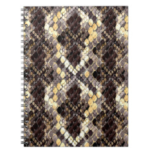 Wild Skin Watercolor Seamless Pattern Notebook