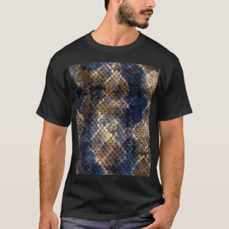 Wild Snakeskin Watercolor Seamless Design T-Shirt