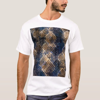 Wild Snakeskin Watercolor Seamless Design T-Shirt