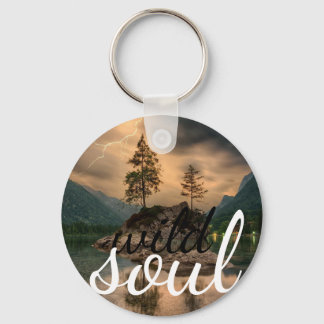 wild soul for Gypsies & nature lovers Keychain