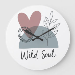 Wild Soul Large Clock