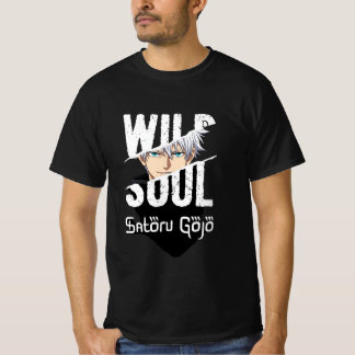 Wild Soul – Satoru Gojo Anime Graphic T-Shirt 👕🔥