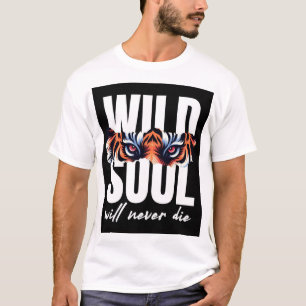 Wild Soul Tiger Eyes Graphic T-Shirt Bold Street