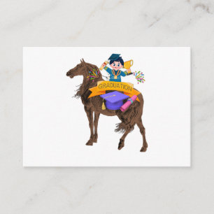 Wild Spirit Graduation – Proud Graduate Celebratio Enclosure Card
