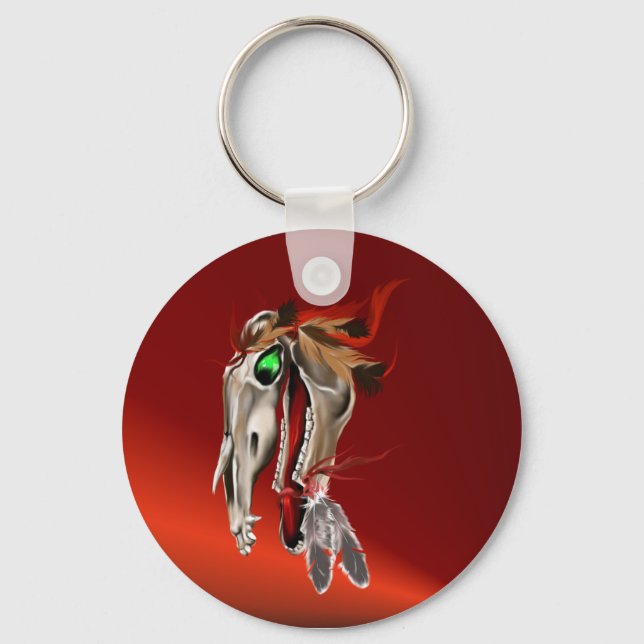 Wild Spirit Horse Keychain (Front)