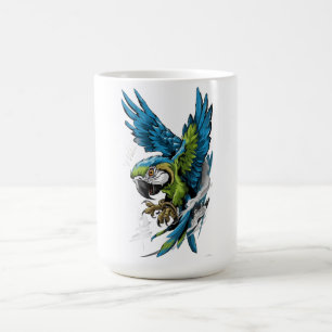 Wild Spirit Macaw Long Sleeve Shirt Coffee Mug