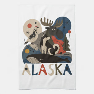 Wild Spirit of Alaska Kitchen Towel