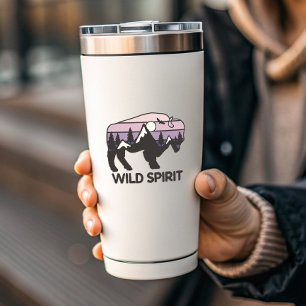 Wild Spirit Outdoor Camping Die-Cut Sticker