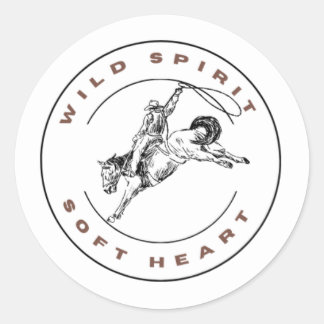Wild Spirit, Soft Heart Sticker 