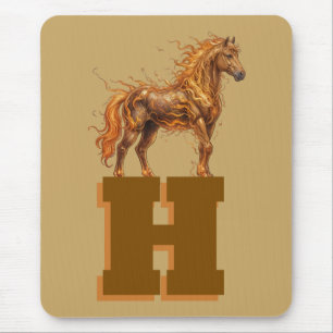 Wild Spirit Stampede – Majestic Running Horses Art Mouse Pad
