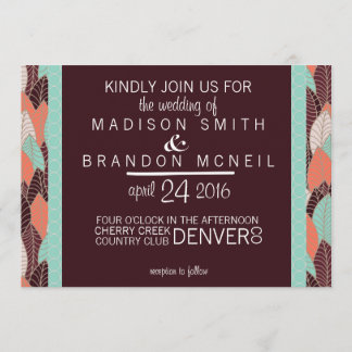 Wild Spirit Wedding Invitation
