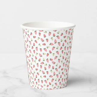 Wild Strawberries Paper Cups