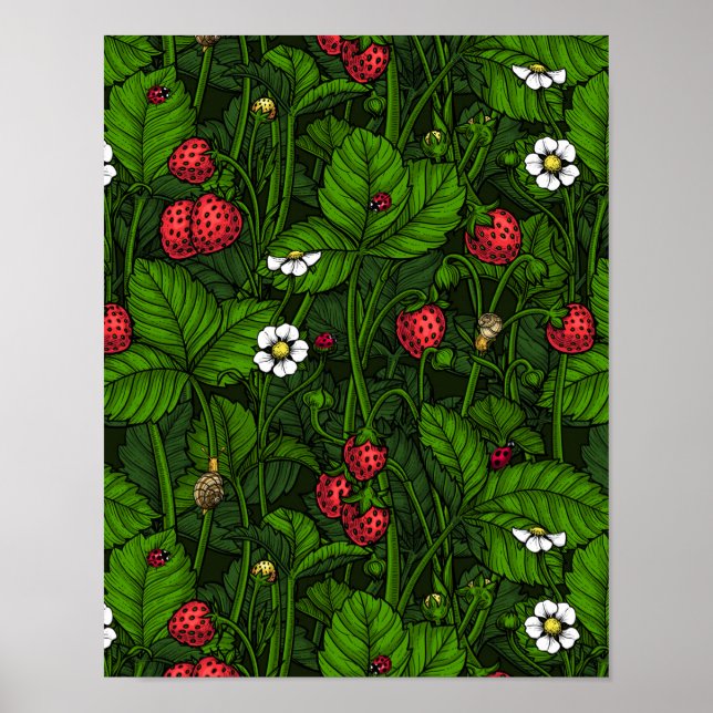 Wild strawberries poster (Front)