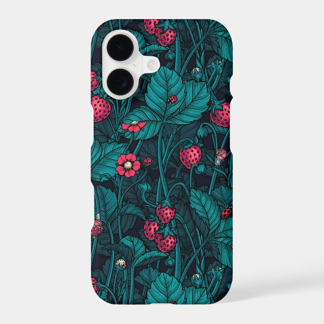 Wild strawberries, red and blue (Back)