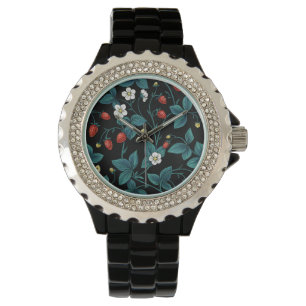 Wild strawberries red/yellow/blue/black watch