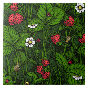 Wild strawberries tile