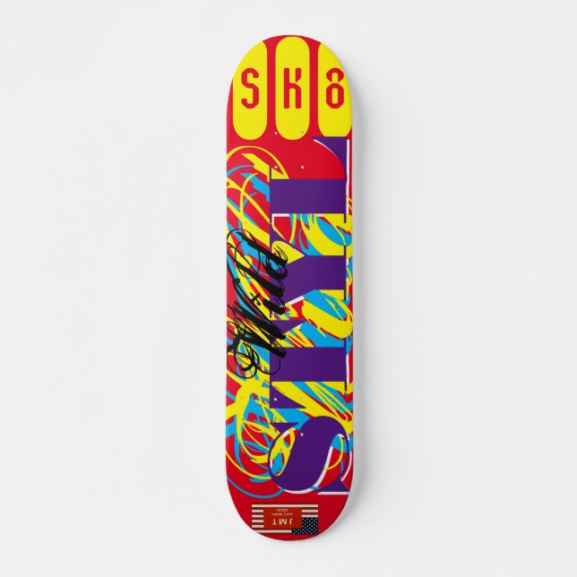 WILD STYL   JMT 7 3/4" Skateboard Deck (Front)