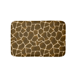 Wild Style Giraffe Spots Animal Skin Safari Print Bath Mat