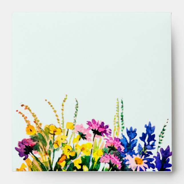 Wild summer flowers envelope (Front)