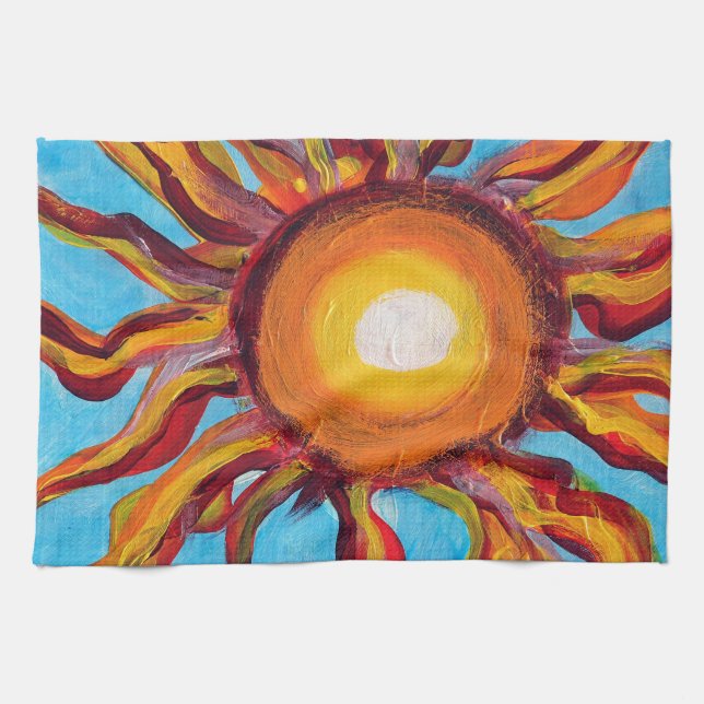 Wild Sun Kitchen Towel (Horizontal)