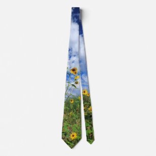 Wild Sunflowers Tie