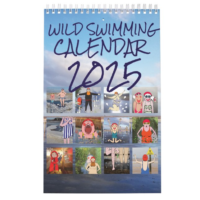WILD SWIMMING CALENDAR 2025 (Cover)