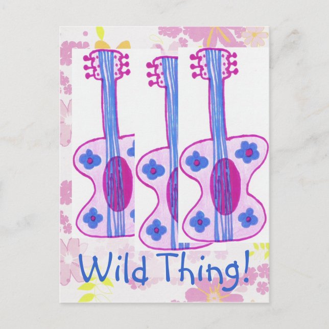 Wild Thing ! Carte postale (Devant)