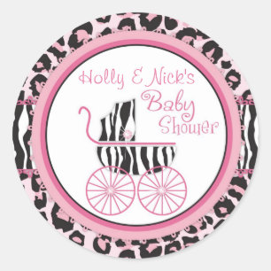 Wild Thing Cheetah & Zebra Print Sticker 3