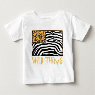 Wild Thing! Cool Animal Print design Baby T-Shirt