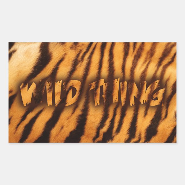 WILD THING STICKER (Front)