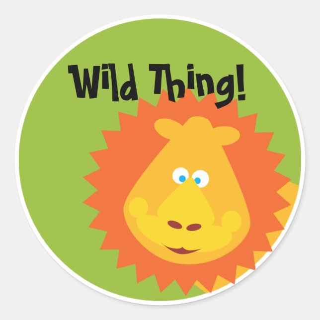 Wild Thing - Sticker - Lion (Front)