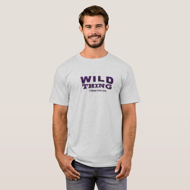 Wild Thing t-shirt with opossum and logo (Front Full)