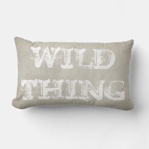 wild thing throw pillow shabby chic design